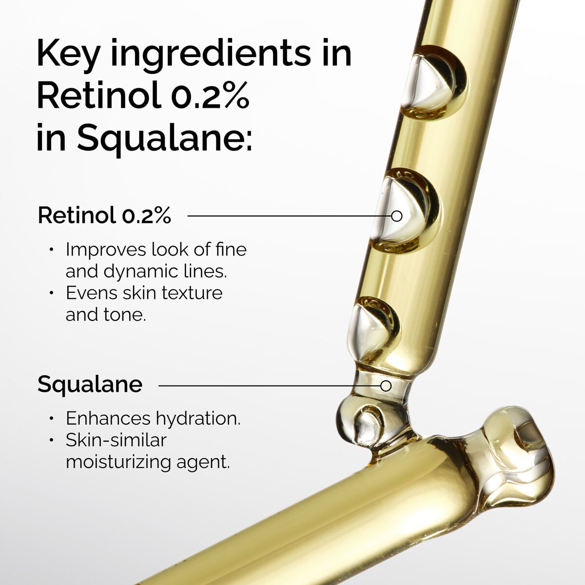 Retinol in Squalane Targeted Serum Care E8